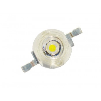 Сверхъяркий светодиод LED 1W White 120 Lm with lens
